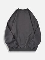 Men's Oversized Cotton Crew Neck Sweatshirt Eleven Oasis