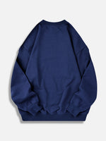 Men's Oversized Cotton Crew Neck Sweatshirt Eleven Oasis