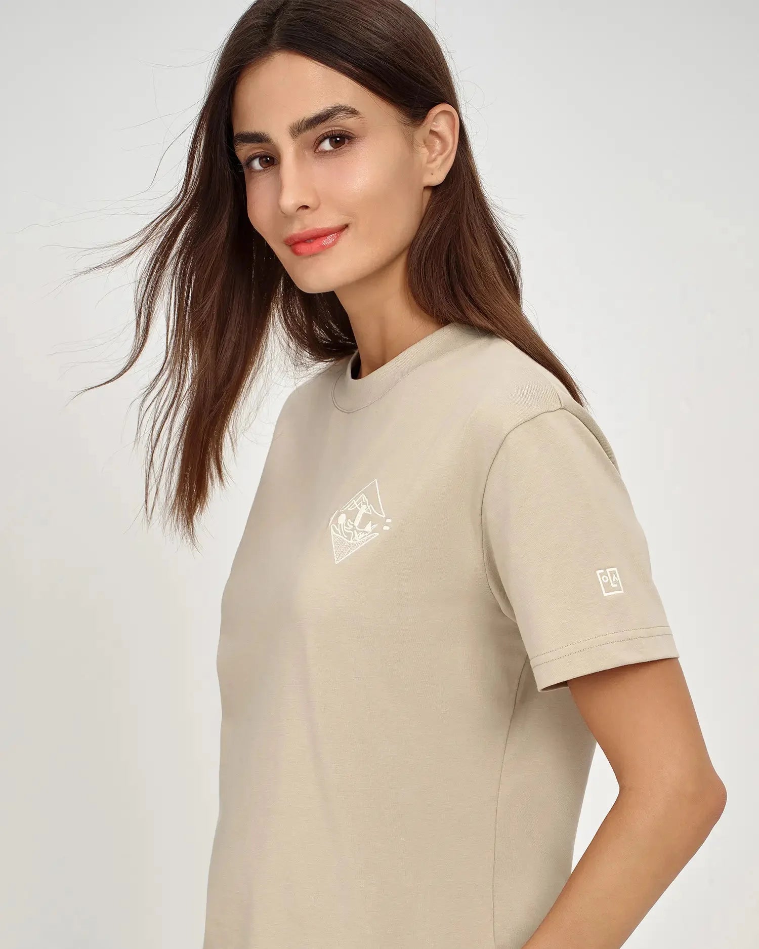 Women's Embroidered Crest Tee KOLAB