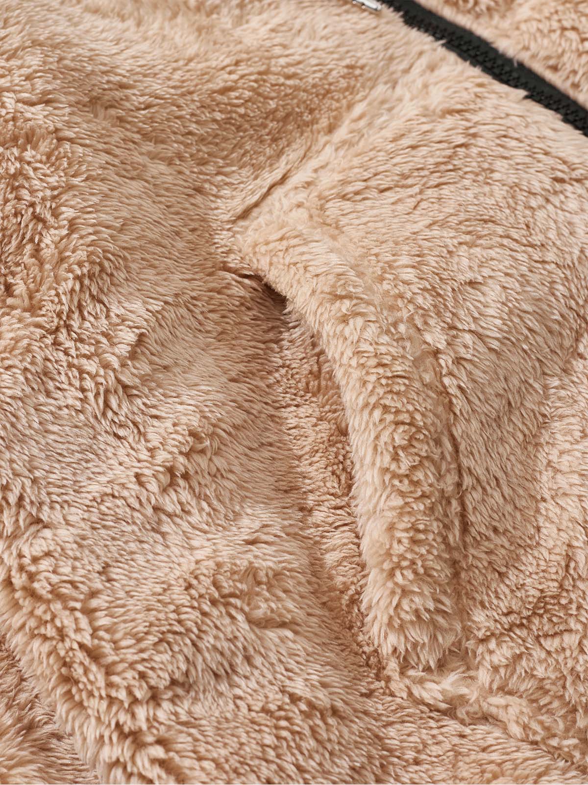 Men's Soft Sherpa Zip Hoodie Jacket Eleven Oasis