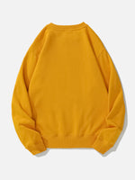 Men's Classic Vintage Detail Crew Neck Sweatshirt Eleven Oasis