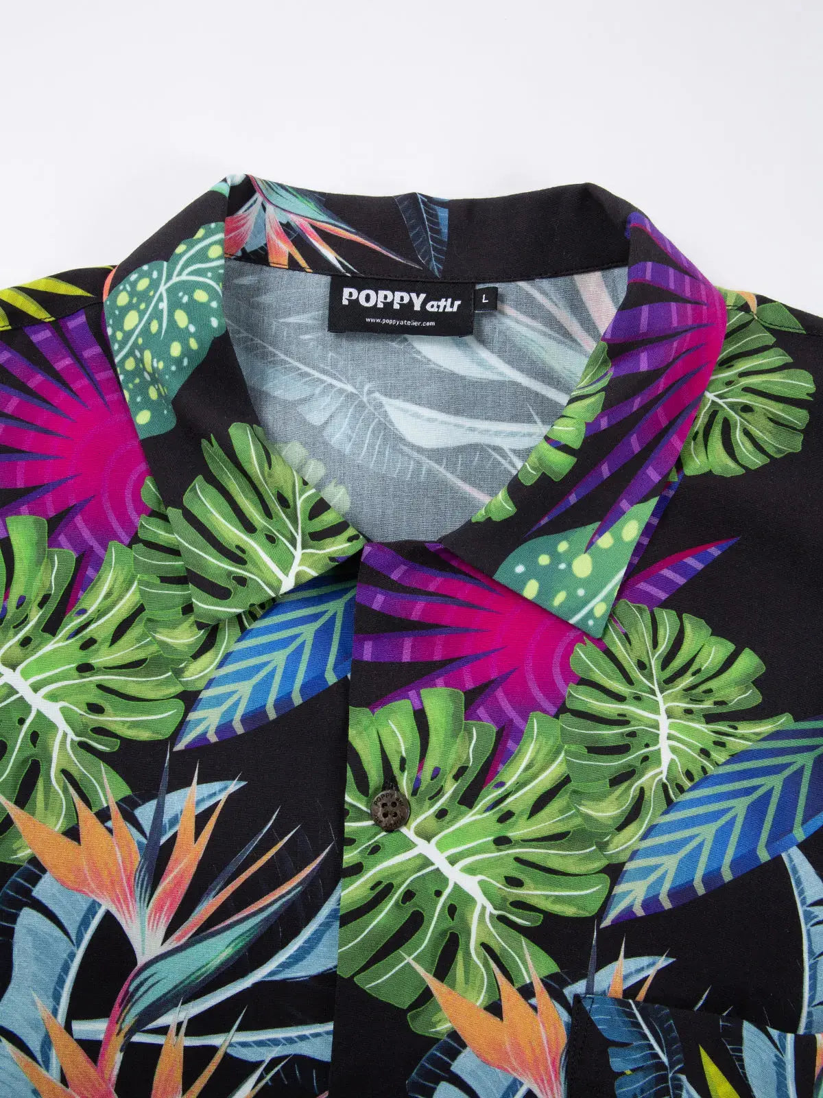 POPPY ATLR Women's Aloha ShirtMens short sleeve shirts Big and tall Mens shirts Short sleeve shirts for men Mens 4xl shirts Casual short sleeve shirts