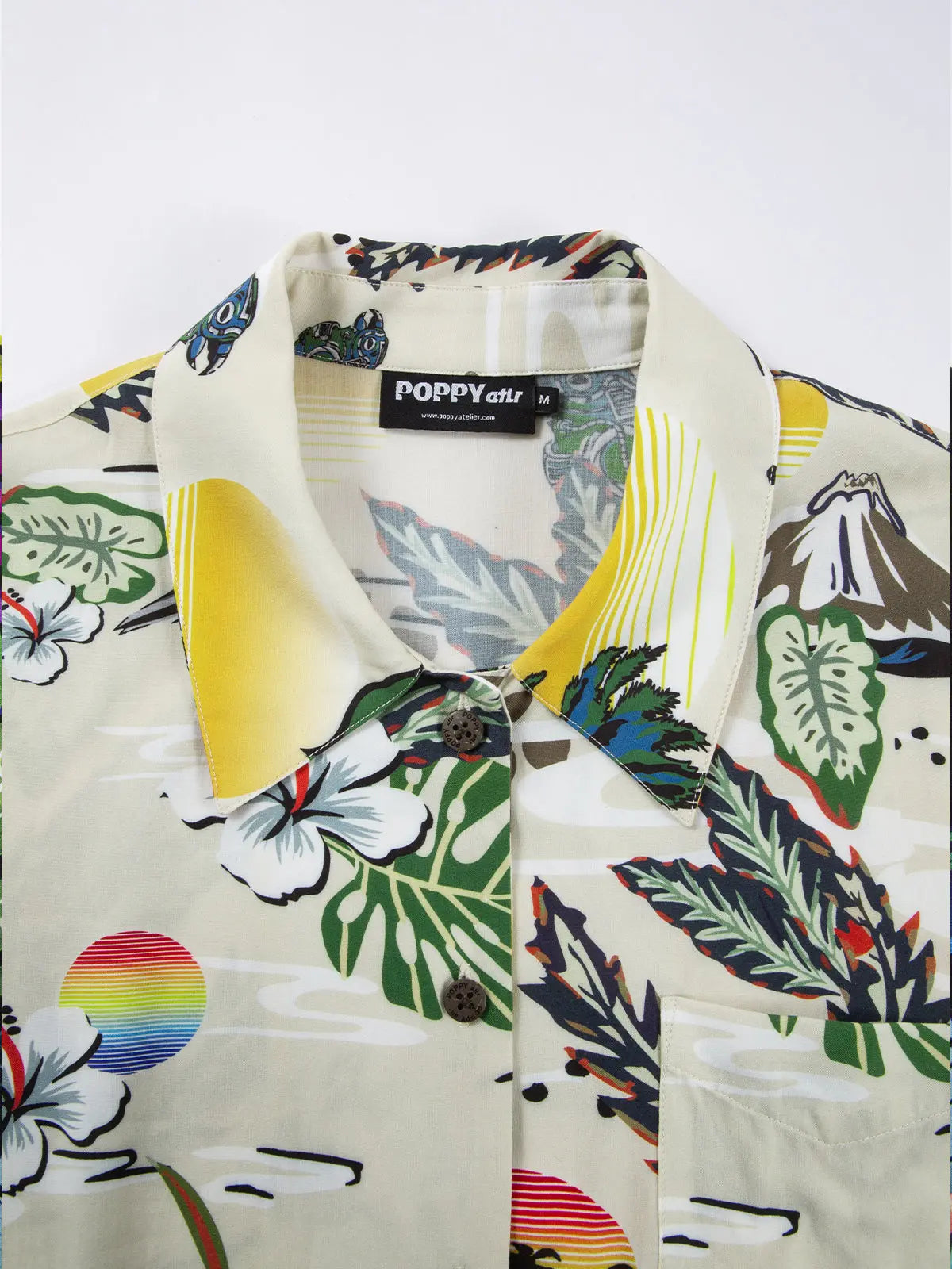 POPPY ATLR Men's Electronic Aloha Shirt POPPY ATLR