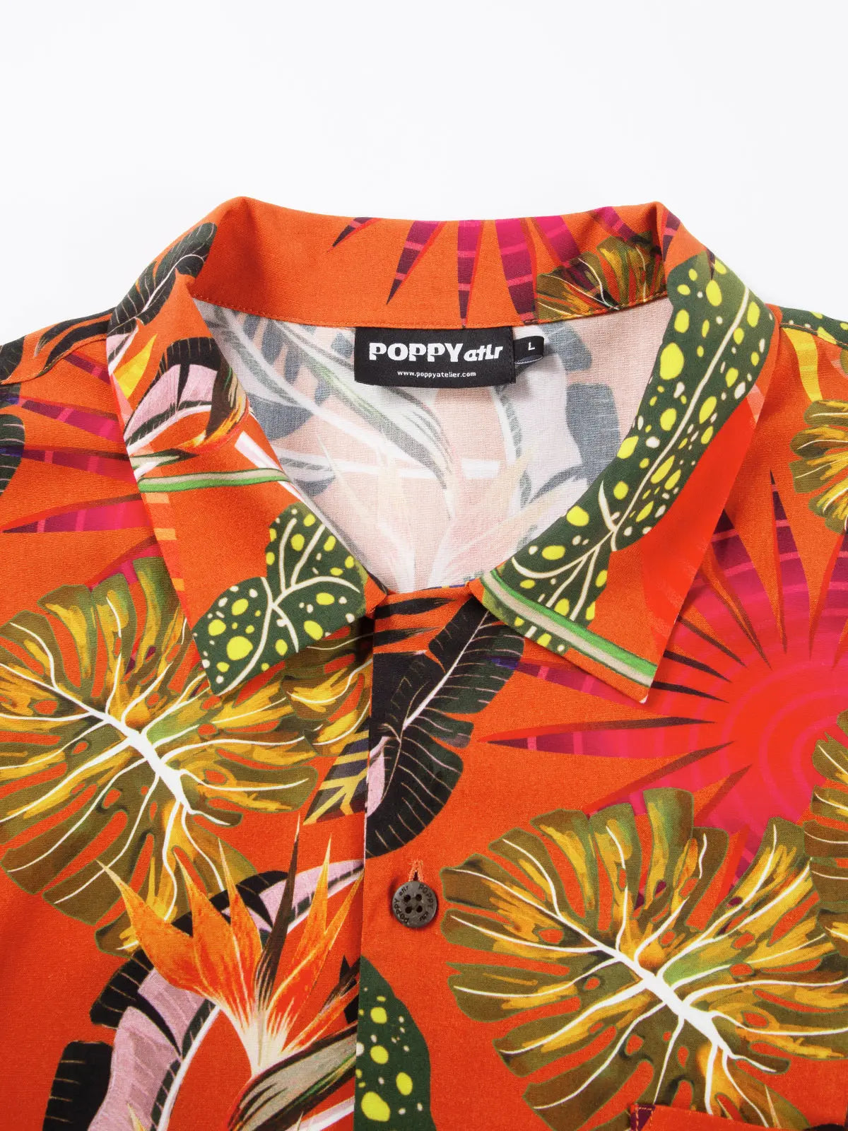 POPPY ATLR Men's Just A Lot of Foliage Aloha ShirtMens short sleeve shirts Big and tall Mens shirts Short sleeve shirts for men Mens 4xl shirts Casual short sleeve shirts