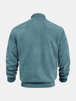 Men's Suede-Feel Bomber Jacket Eleven Oasis