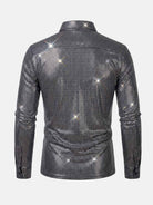 Men's Shiny Disco Long Sleeve Shirt Eleven Oasis