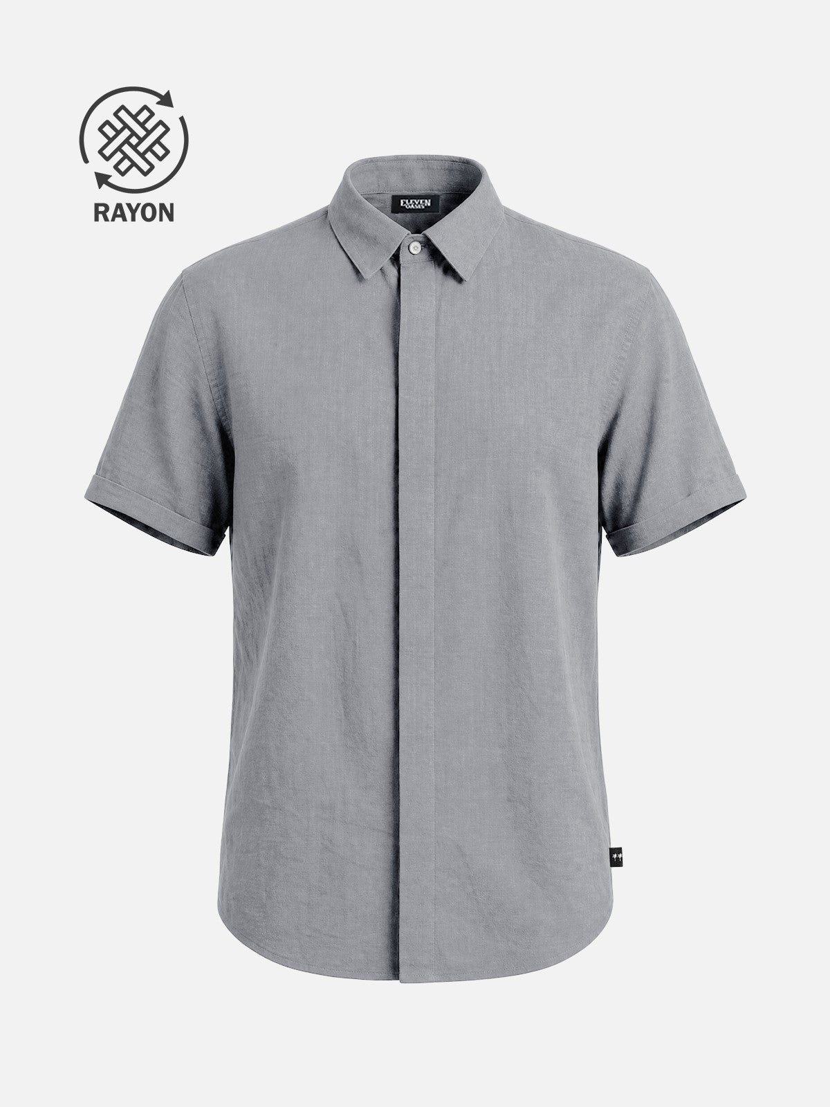 Men's Rayon Blend Classic Short Sleeve Shirt
