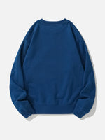 Men's Classic Vintage Detail Crew Neck Sweatshirt Eleven Oasis