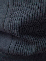 Men's Ribbed Knit Long Sleeve Polo Eleven Oasis