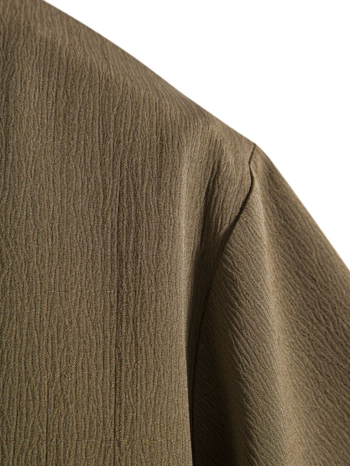 Men's Everyday Crinkle Texture Short Sleeve Shirt ElevenOasis