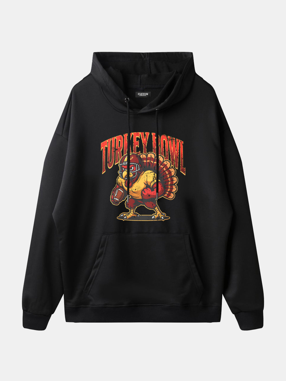 Turkey Bowl Thanksgiving Hoodie Eleven Oasis