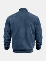 Men's Suede-Feel Bomber Jacket Eleven Oasis
