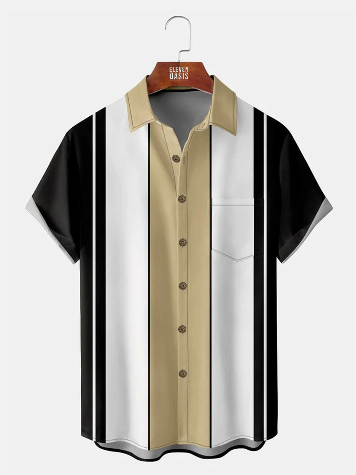 Mens Classic Front Buttons Soft Breathable Chest Pocket Casual Bowling ShirtsMens short sleeve shirts Big and tall Mens shirts Short sleeve shirts for men Mens 4xl shirts Casual short sleeve shirts