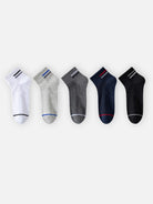 Men's Breathable Lightweight Ankle Socks 5-Pack Eleven Oasis