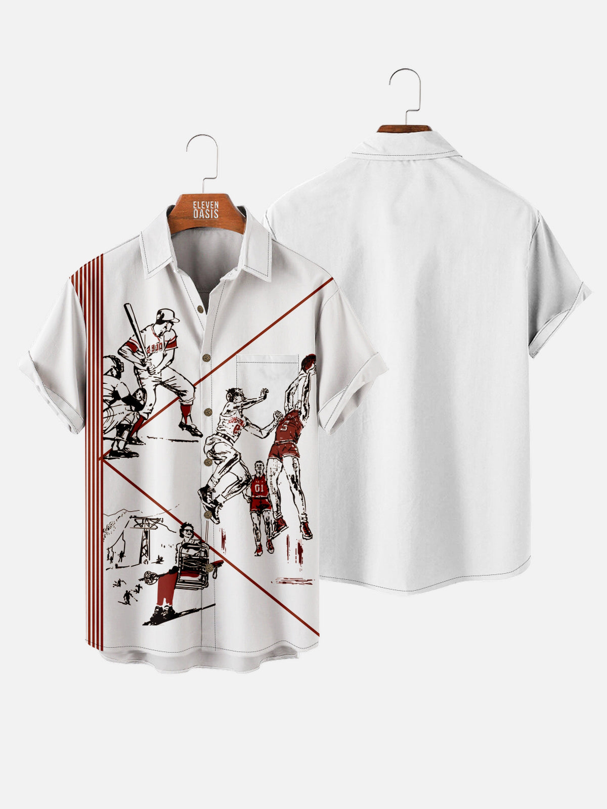 Men's Pee Chee Folder Back Cover Only Nostalgia Shirt with Chest PocketMens short sleeve shirts Big and tall Mens shirts Short sleeve shirts for men Mens 4xl shirts Casual short sleeve shirts