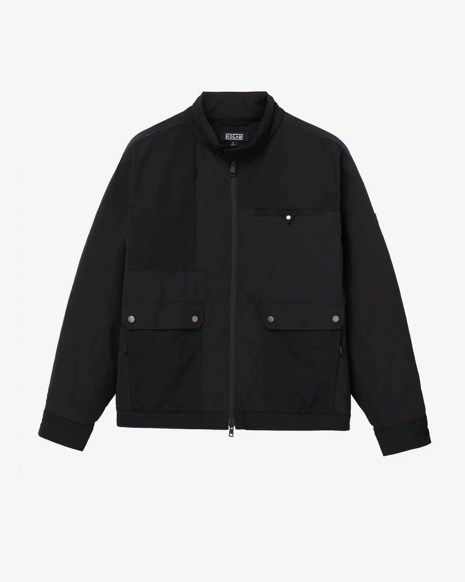 KOLAB Men's Mix Fabric Padded Crew Jacket KOLAB