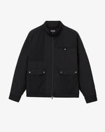 KOLAB Men's Mix Fabric Padded Crew Jacket KOLAB