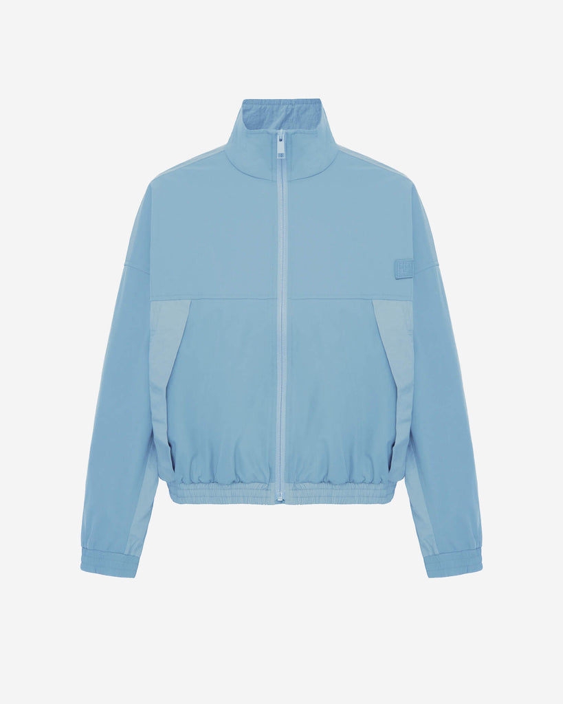 Women's Cropped Track Jacket in Light Blue 01 #light-blue