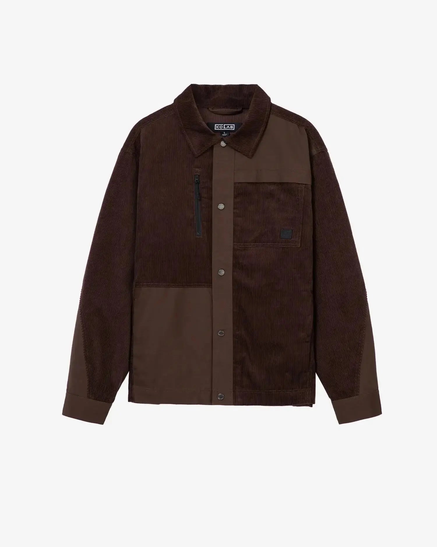 KOLAB Men's Durable Mix Fabric Chore Jacket KOLAB