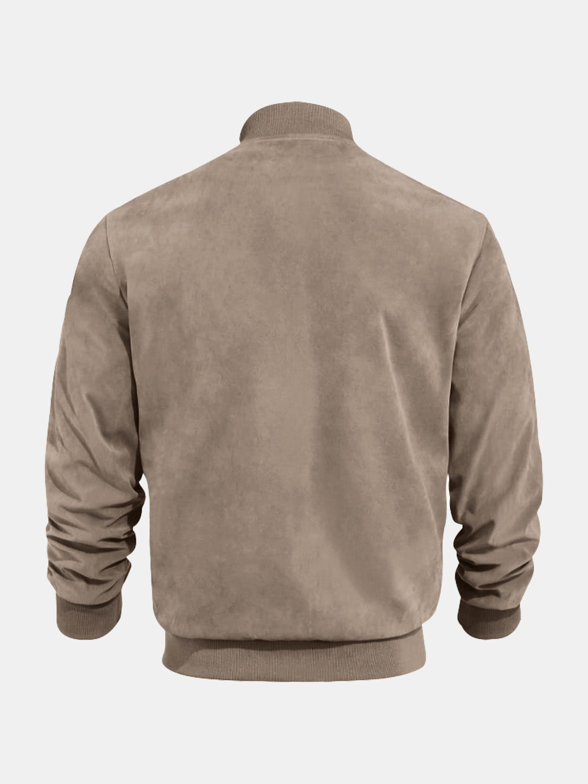Men's Suede-Feel Bomber Jacket Eleven Oasis