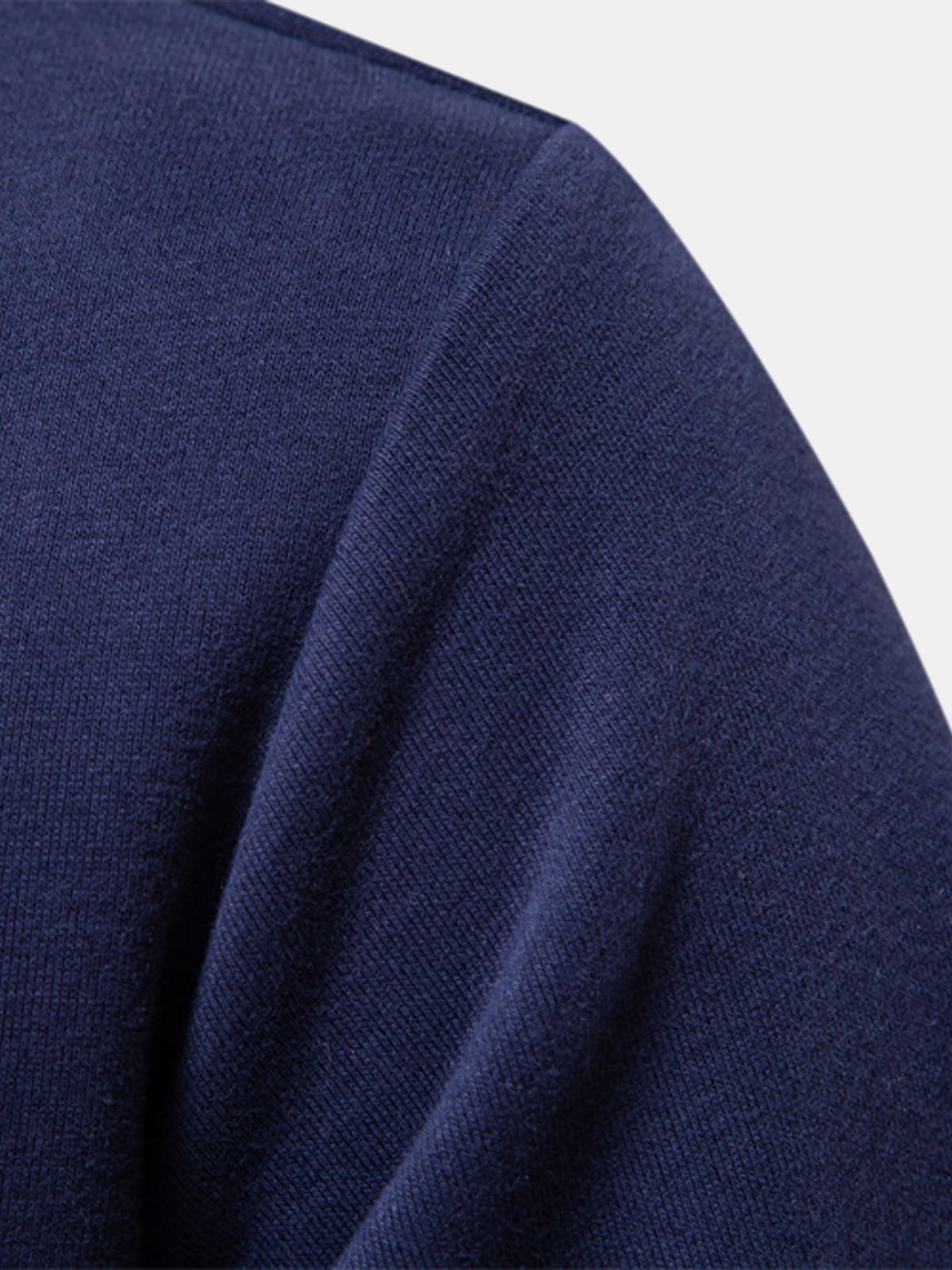 Men's Polo Collar Long Sleeve Sweatshirt ElevenOasis