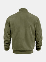 Men's Suede-Feel Bomber Jacket Eleven Oasis