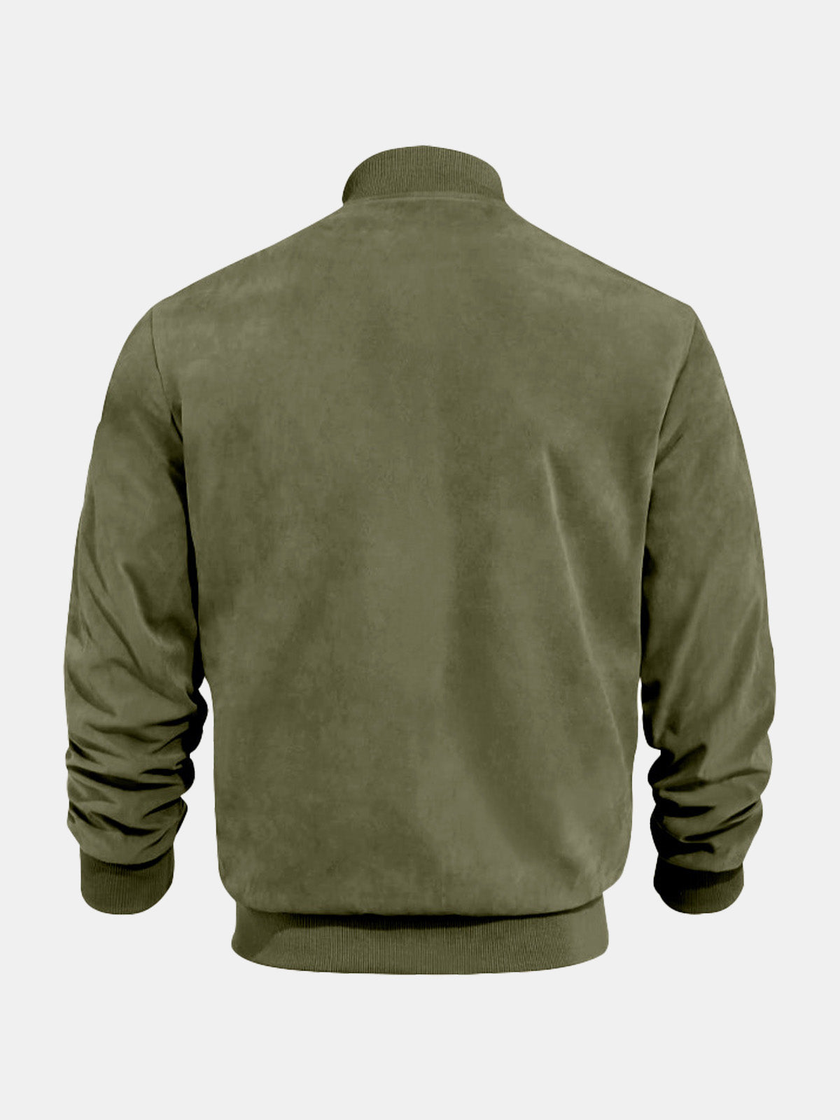 Men's Suede-Feel Bomber Jacket Eleven Oasis