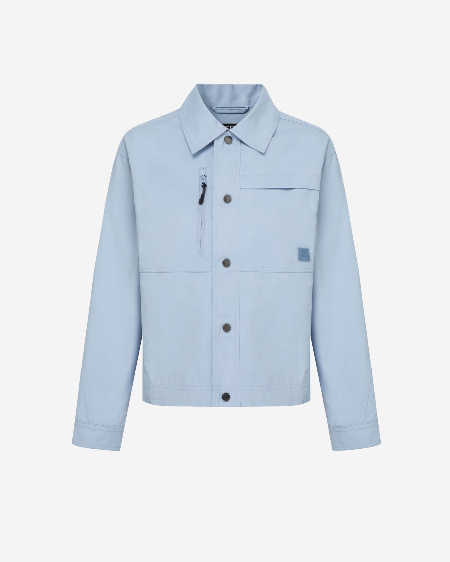 Women's Cropped Track Jacket in Light Blue 01 