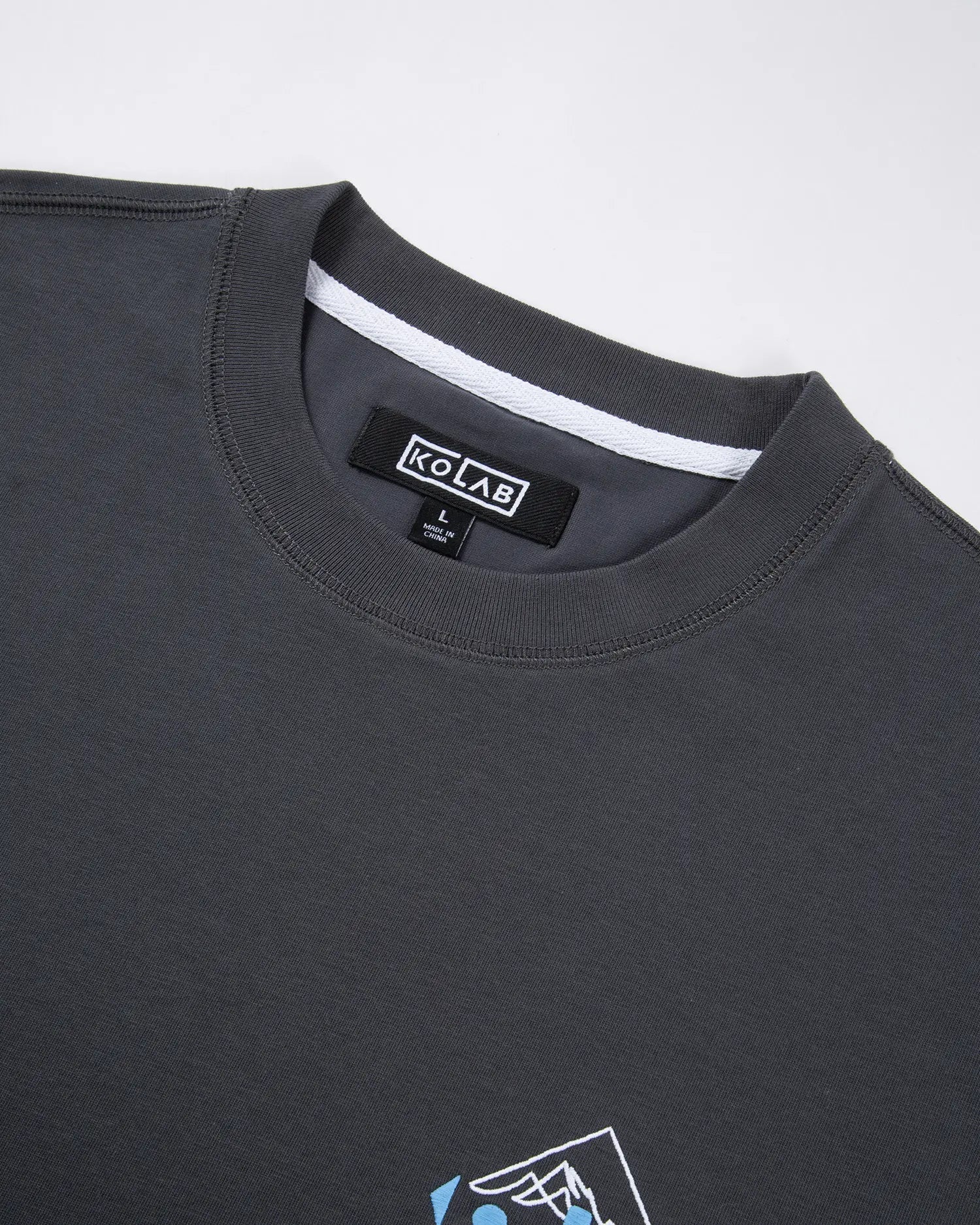 KOLAB Men's Embroidered Crest Tee KOLAB