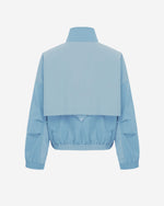 Women's Cropped Track Jacket in Light Blue 02 