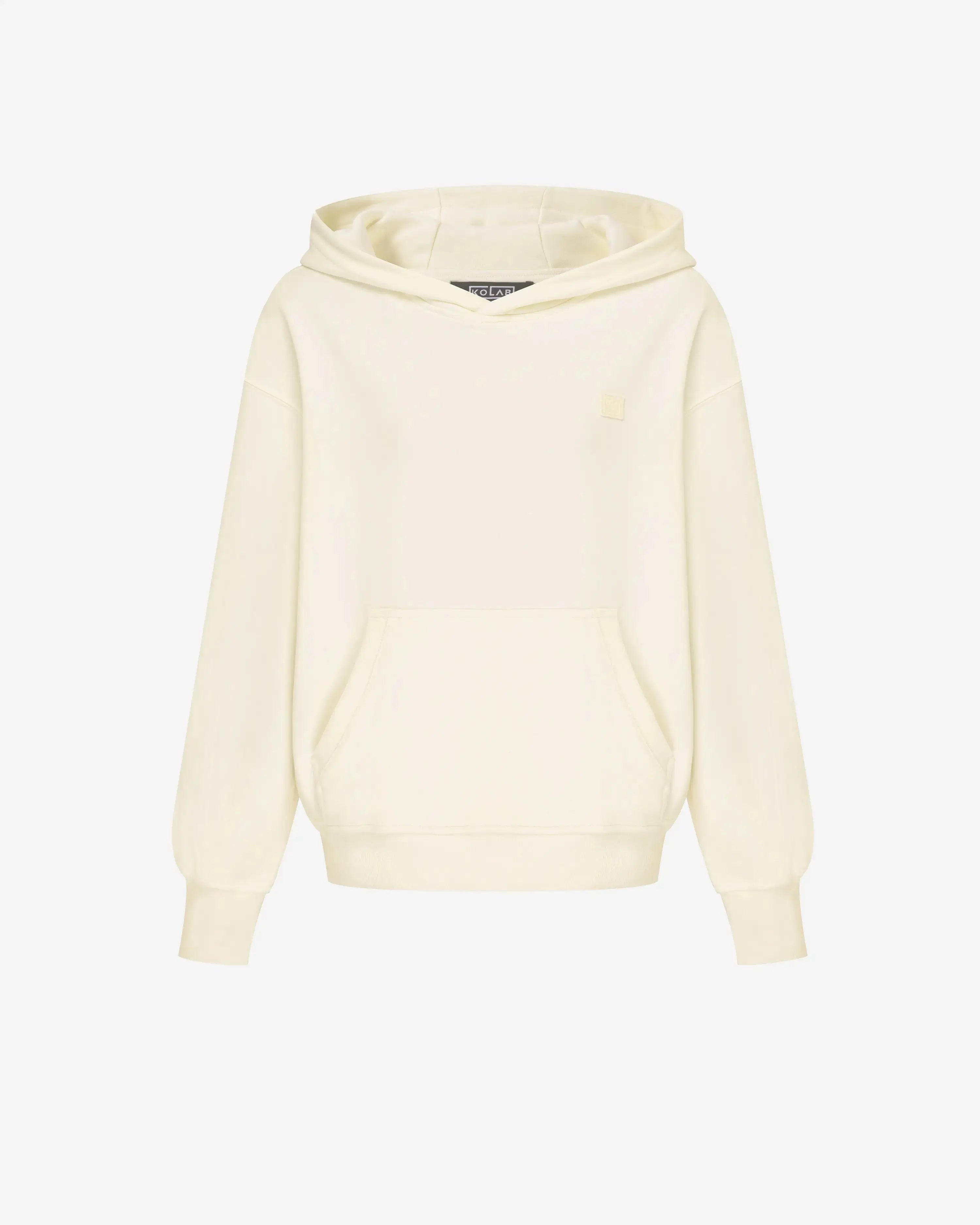 Men's Heavyweight Cotton Hoodie in Light Beige 01 #beige