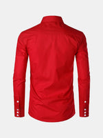 Men's Western Embroidered Long Sleeve Shirt Eleven Oasis