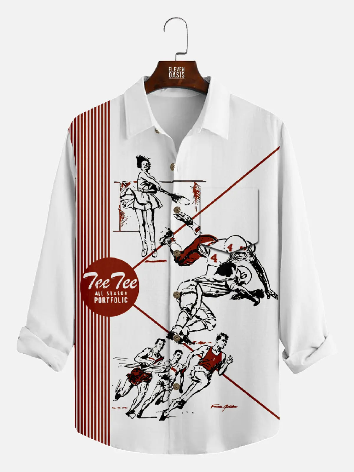 Men's Pee Chee Folder Front Cover Long Sleeve ShirtMens short sleeve shirts Big and tall Mens shirts Short sleeve shirts for men Mens 4xl shirts Casual short sleeve shirts