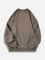 Men's Oversized Cotton Crew Neck Sweatshirt Eleven Oasis