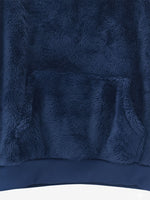 Men's Plush Sherpa Fleece Hoodie Eleven Oasis
