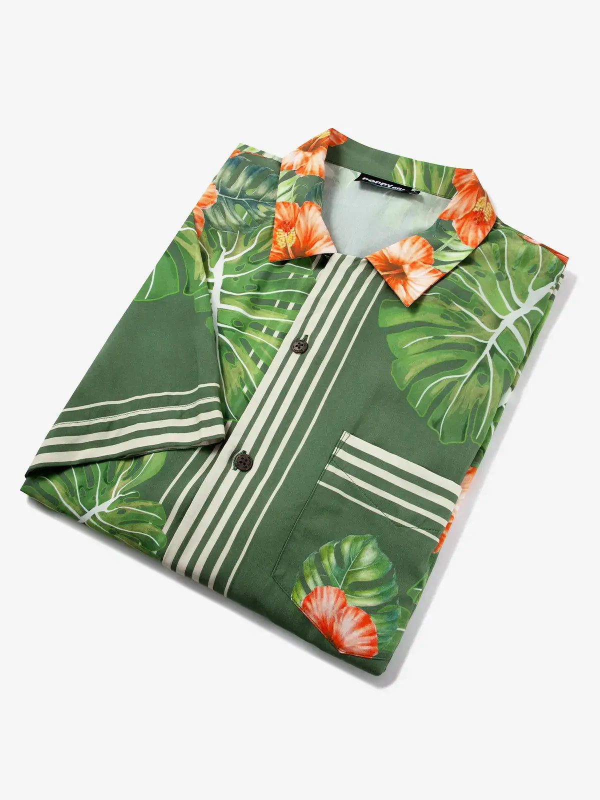 POPPY ATLR Women's Aloha ShirtMens short sleeve shirts Big and tall Mens shirts Short sleeve shirts for men Mens 4xl shirts Casual short sleeve shirts