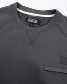 KOLAB Mixed Fabric Crew Sweatshirt KOLAB