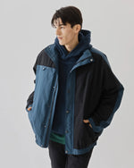 Men's Track Jacket in Blue & Black 05 