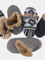 Thick Cushioned Mid-Length Slipper Socks Eleven Oasis