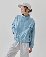 Women's Cropped Track Jacket in Light Blue 08 