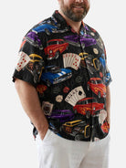 Tall Men's Lucky Streak Hot Rod Short Sleeve Shirt Eleven Oasis