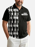 Men's Custom Kingpin Lanes Short Sleeve Polo Shirt Eleven Oasis
