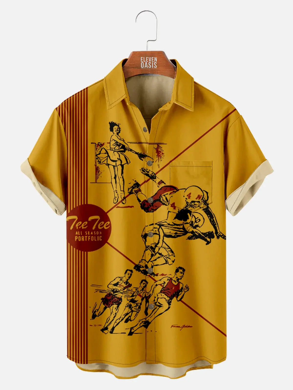 Men's Pee Chee Folder Front and Back Cover Nostalgia ShirtMens short sleeve shirts Big and tall Mens shirts Short sleeve shirts for men Mens 4xl shirts Casual short sleeve shirts