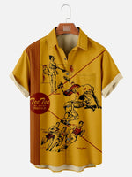 Men's Pee Chee Folder Front and Back Cover Nostalgia ShirtMens short sleeve shirts Big and tall Mens shirts Short sleeve shirts for men Mens 4xl shirts Casual short sleeve shirts