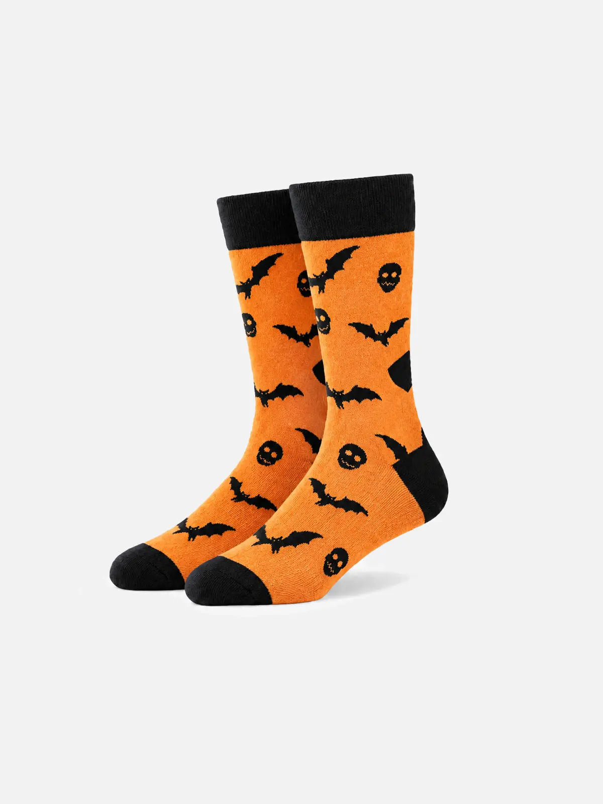 Men's Spooky Halloween Print Crew Socks