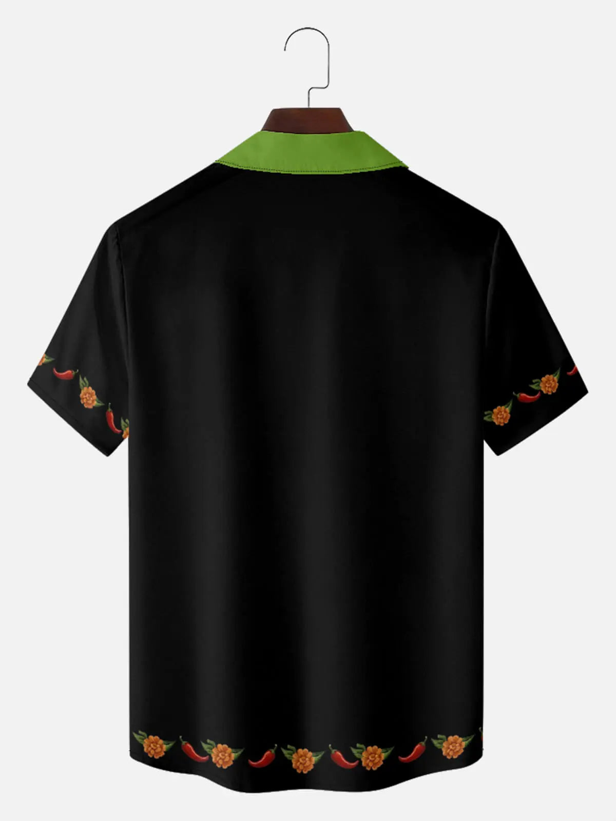 Tall Men's Dancing Skeleton Fiesta Short Sleeve Shirt?