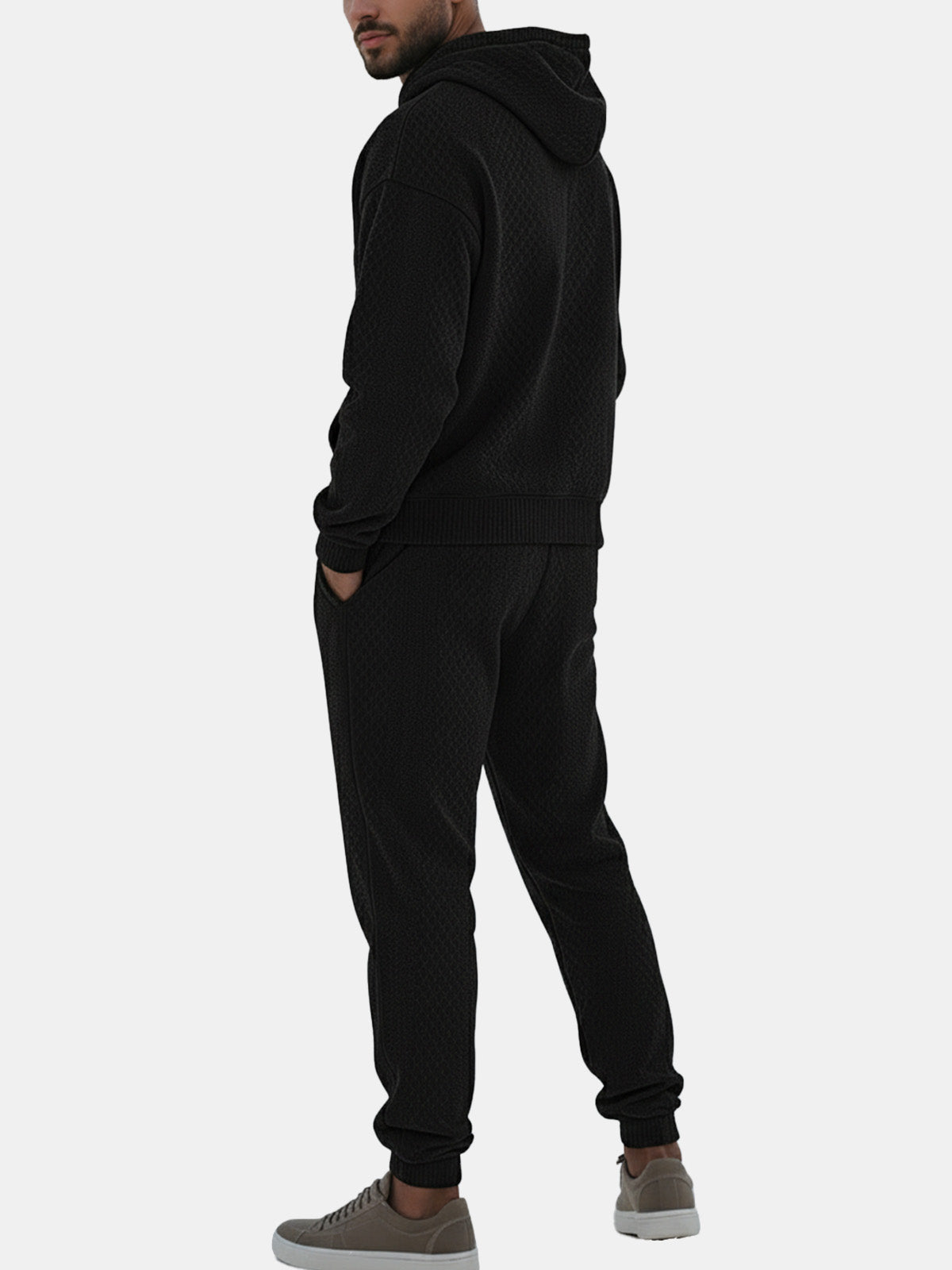 Men's Textured Hoodie Lounge Set Eleven Oasis