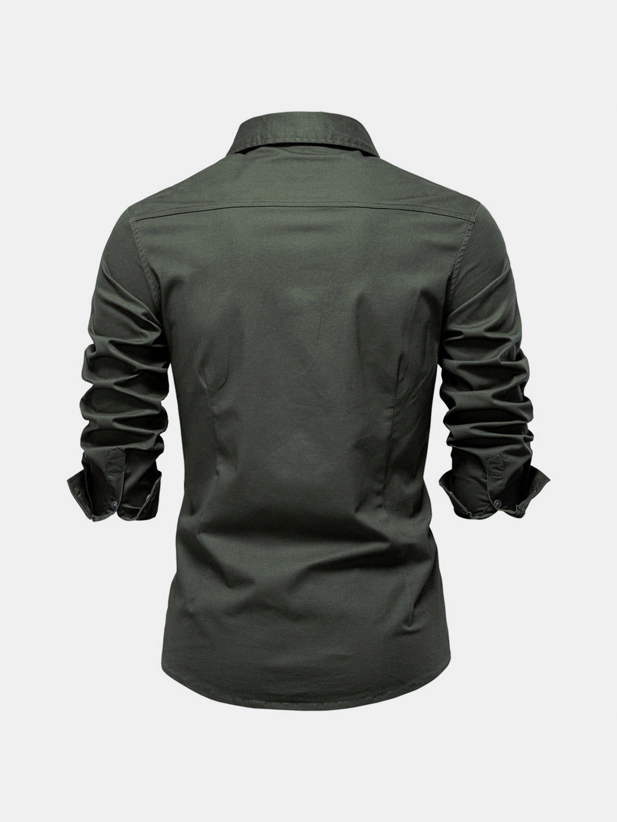 Men's Workwear Slim Fit Long Sleeve Shirt Eleven Oasis