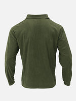 Men's Corduroy Utility Long Sleeve Shirt Eleven Oasis