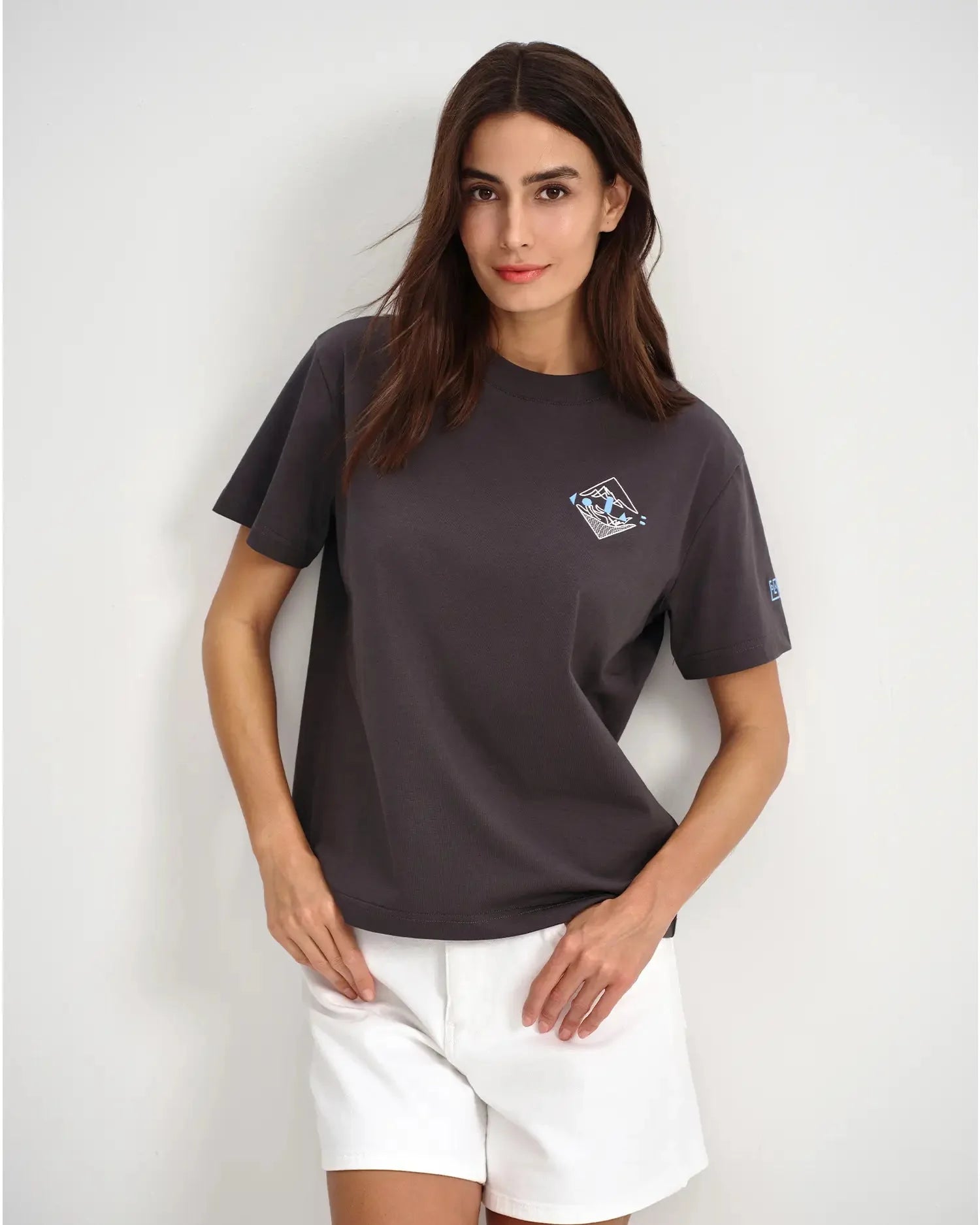 Women's Embroidered Crest Tee KOLAB